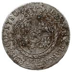 Poland 1 Zloty (4 Grosze) 1780 EB at auction WCN - November 10, 2012