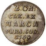 Polska Półzłotek (2 grosze) 1769 IS na aukcji WCN - 19 listopada 2022
