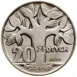 Polska 20 złotych 1964 MW "Drzewo" (Próba) na aukcji WCN - 19 listopada 2022