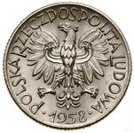 Polska 1 złoty 1958 WK "Kwadratowa obwódką" (Próba) na aukcji WCN - 19 listopada 2022