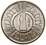 Polska 1 złoty 1958 "Okrągła obwódką" (Próba) na aukcji WCN - 19 listopada 2022