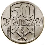 Polen 50 Groszy 1958 "Ähre und Hammer" (Probe) auf der Auktion WCN - 19. November 2022
