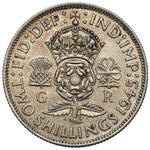 Großbritannien 2 Schilling (Florin) 1945 HP auf der Auktion Rzeszowski DA - 16. September 2023