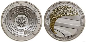 Polska 10 złotych 2016 MW "Centrum Pieniądza NBP im. Sławomira S. Skrzypka" na aukcji WCN - 15 września 2022