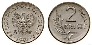 Польша 2 гроша 1949 (Пробные) на аукционе WCN - 6 октября 2022