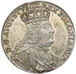 Polska Ort (18 groszy) 1753 EC "Koronny" na aukcji Marciniak - 4 lutego 2025