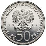 Polen 50 Zlotych 1981 MW "Władysław Sikorski" (Probe) auf der Auktion Marciniak - 4. Februar 2025