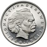 Polska 100 złotych 1975 MW "Ignacy Jan Paderewski" (Próba) na aukcji Marciniak - 4 lutego 2025