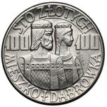 Polska 100 złotych 1960 "Mieszko i Dąbrówka" (Próba) na aukcji Marciniak - 4 lutego 2025