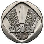 Polska 1 złoty 1958 WK "Kwadratowa obwódką" (Próba) na aukcji Marciniak - 4 lutego 2025