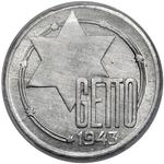 Polonia 20 marcos 1943 "Gueto de Lodz" en subasta Marciniak - 4 de febrero de 2025