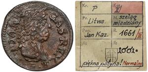 Poland Schilling (Szelag) 1661 TLB "Lithuanian Boratynka" at auction Marciniak - February 4, 2025