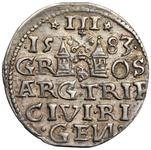 Polska Trojak 1583 "Ryga" na aukcji Marciniak - 4 lutego 2025