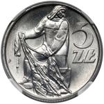 Polska 5 złotych 1973 MW WJ JG "Rybak" na aukcji Marciniak - 3 czerwca 2025