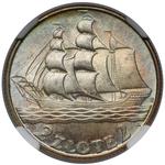 Poland 2 Zlote 1936 JA "Sailing Vessel" at auction Marciniak - June 3, 2025