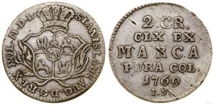 Polska Półzłotek (2 grosze) 1769 IS na aukcji WCN - 3 listopada 2022