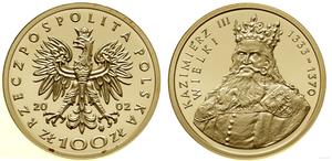 Polska 100 złotych 2002 MW "Kazimierz III Wielki" na aukcji WCN - 17 listopada 2022