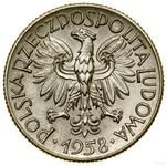 Polska 1 złoty 1958 "Okrągła obwódką" (Próba) na aukcji WCN - 18 listopada 2023