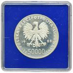 Polska 50000 złotych 1988 MW BCH "Józef Piłsudski" na aukcji Wójcicki - 8 czerwca 2025
