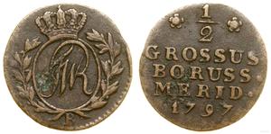 Polen 1/2 Groschen 1797 B "Südpreußen" auf der Auktion WCN - 1. Dezember 2022