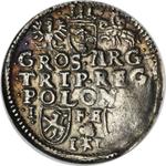 Польша Трояк (3 гроша) без года (1588-1601) IF HR ID "Познаньский монетный двор" на аукционе Wójcicki - 7 марта 2025