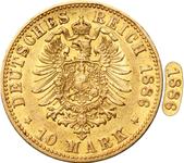 Germany 10 Mark 1886 A "Prussia" at auction Wójcicki - March 7, 2025