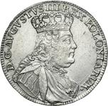 Polska Ort (18 groszy) 1753 EC "Koronny" na aukcji Wójcicki - 7 marca 2025