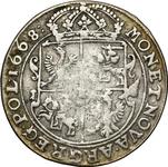 Polen 18 Gröscher (Ort) 1668 TLB "Quadratisches Wappen" auf der Auktion Wójcicki - 7. März 2025