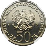 Polen 50 Zlotych 1983 MW SW "Ignacy Łukasiewicz" (Probe) auf der Auktion Wójcicki - 7. März 2025