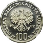 Polska 100 złotych 1982 MW "Bociany" (Próba) na aukcji Wójcicki - 7 marca 2025