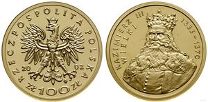 Polska 100 złotych 2002 MW "Kazimierz III Wielki" na aukcji WCN - 26 stycznia 2023