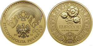 Polska 500 złotych 2012 MW "Mistrzostwa Europy w Piłce Nożnej - EURO 2012" na aukcji WCN - 2 lutego 2023