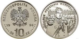 Polska 10 złotych 1996 MW "200-lecie powstania Mazurka Dąbrowskiego" na aukcji WCN - 2 lutego 2023