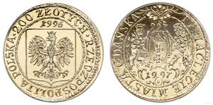 Poland 200 Zlotych 1996 MW "1000 years of Gdansk" at auction WCN - February 9, 2023