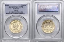 Poland 200 Zlotych 1996 MW "1000 years of Gdansk" at auction WCN - February 9, 2023