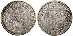 Poland Ort (18 Groszy) 1653 AT "Straight shield" at auction WCN - February 16, 2023