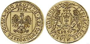Poland 200 Zlotych 1996 MW "1000 years of Gdansk" at auction WCN - April 6, 2023