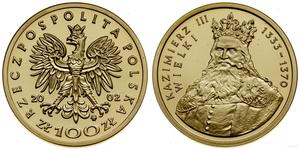 Polska 100 złotych 2002 MW "Kazimierz III Wielki" na aukcji WCN - 6 kwietnia 2023