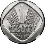 Polska 1 złoty 1958 WK "Kwadratowa obwódką" (Próba) na aukcji Stary Sklep - 16 lutego 2025