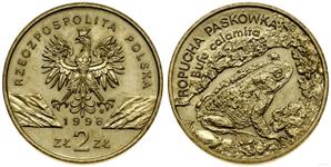 Polska 2 złote 1998 MW ET "Ropucha paskówka" na aukcji WCN - 27 kwietnia 2023