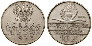 Polen 10 Zlotych 1973 MW JMN "Kommission für nationale Bildung" (Probe) auf der Auktion WCN - 4. Mai 2023