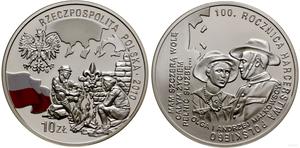 Polska 10 złotych 2010 MW KK "100 Rocznica Harcerstwa Polskiego" na aukcji WCN - 4 maja 2023