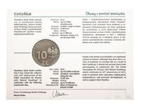 Polska 10 złotych 2013 MW "50-lecie działalności Polskiego Stowarzyszenia na Rzecz Osób z Upośledzeniem Umysłowym" na aukcji Stare Monety - 9 maja 2025