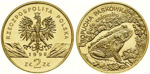Polska 2 złote 1998 MW ET "Ropucha paskówka" na aukcji WCN - 29 czerwca 2023