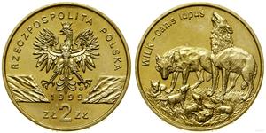 Polen 2 Zlote 1999 MW NR "Wolf" auf der Auktion WCN - 27. Juli 2023
