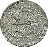 Polska Ort (18 groszy) 1753 EC "Koronny" na aukcji COINSNET - 30 marca 2025
