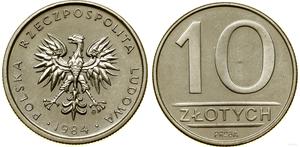 Polska 10 złotych 1984 MW (Próba) na aukcji WCN - 10 sierpnia 2023
