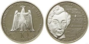 Deutschland 10 Mark 2001 G "Lortzing" auf der Auktion WCN - 7. September 2023