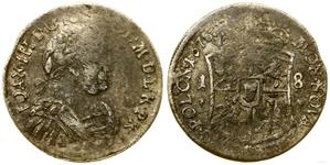 Polska Ort (18 groszy) 1678 SB "Tarcza wklęsła" na aukcji WCN - 21 września 2023