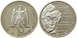 Deutschland 10 Mark 2001 D "Lortzing" auf der Auktion WCN - 5. Oktober 2023
